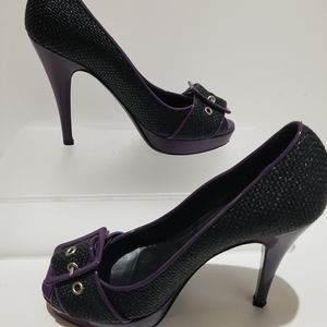 Max do Carlo Made in Italy Open Toe Pump size 38